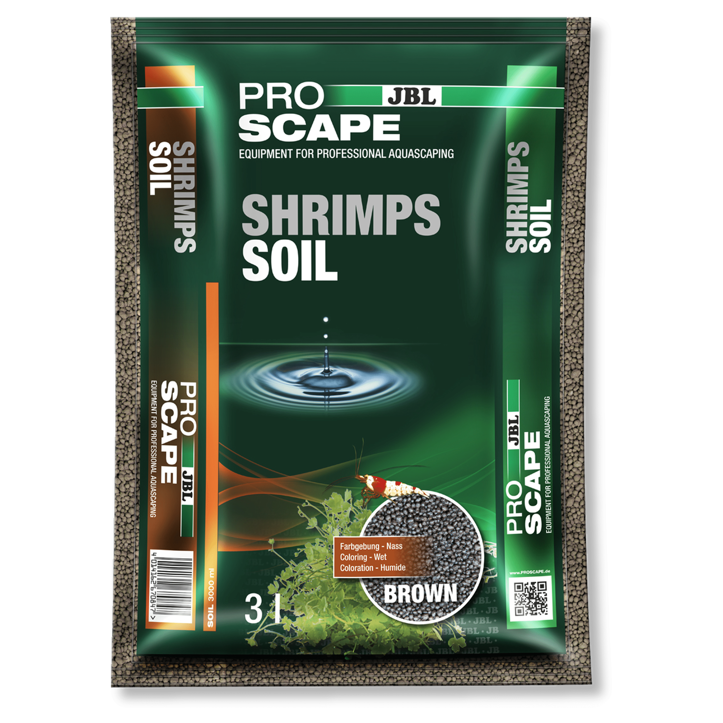 JBL ProScape Shrimps Brown - субстрат за аквариуми за скариди кафяв